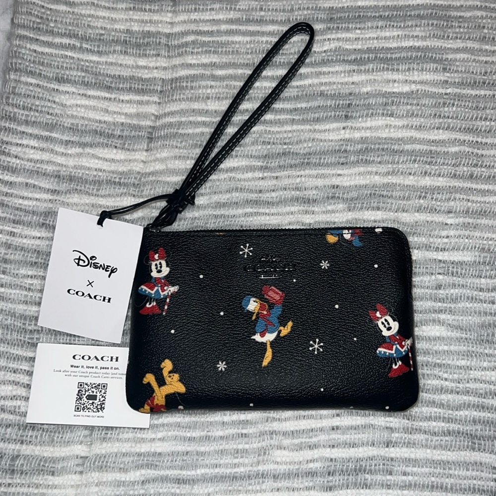 NWT Coach x Disney wristlet